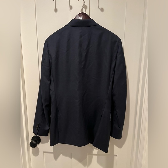 SUITSUPPLY La spalla Super 110's Wool, Navy Blue CANONICO Perennial- Men’s 46 - Picture 5 of 8